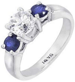 Setting w/ .59ct of Sapphire